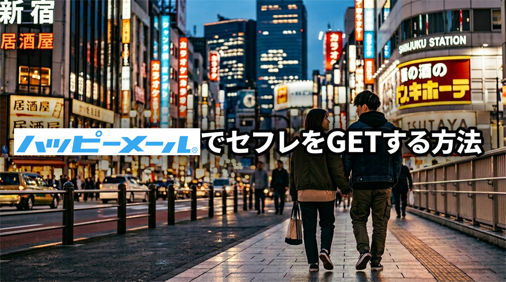 ハッピーメールでセフレをGETする方法7選アイキャッチ